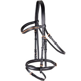 Waldhausen Star Trensenzaum Rosemary Leder Pony Schwarz – Bild 1 von 13