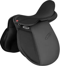 Waldhausen Star Vielseitigkeitssattel aus Kunstleder Schwarz 16,5 Zoll 42 cm – Bild 1 von 9