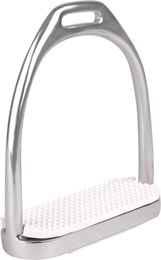 Waldhausen Steigbügel Economic aus Edelstahl in Weiß 11 cm – Bild 1 von 3