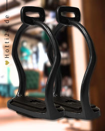 Produktbild von Waldhausen Steigbügel Island Black aus Kunststoff in Schwarz