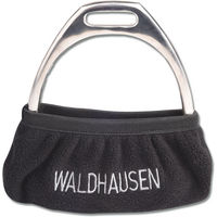 Produktbild von Waldhausen Steigbügelhülle aus Fleece in Schwarz
