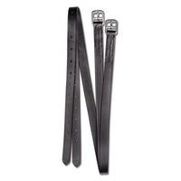 Produktbild von Waldhausen Steigbügelriemen X-Line aus Leder Schwarz - 2 x 140 cm