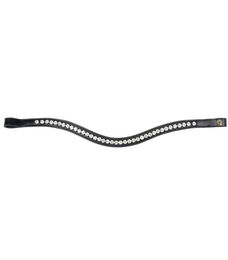 Waldhausen Stirnband X-Line Classic für Pferde schwarz – Bild 1 von 3