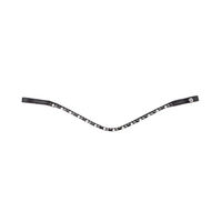 Produktbild von Waldhausen Stirnband X-Line Glam für Pferde Schwarz Weiß Grau - 1 Stk.