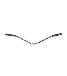Produktbild von Waldhausen Stirnband X-Line Glam für Ponys in Schwarz, Weiß und Grau