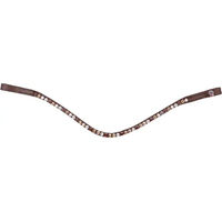 Produktbild von Waldhausen Stirnband X-Line Glam in Braun mit Gold, Beige und Silber