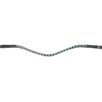 Produktbild von Waldhausen Stirnband X-Line Glam Stirnriemen Petrolblau/Schwarz