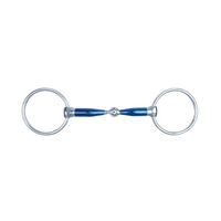 Produktbild von Waldhausen Sweet Iron Wassertrense anatomisch einfach gebrochen 11,5 cm Silber/Blau