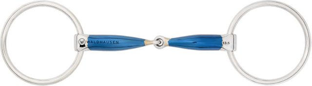 Waldhausen Sweet Iron Wassertrense einfach gebürstet 16mm Blau – Bild 1 von 1