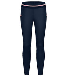 Waldhausen Thermo Reitleggings Lucky Leni Winter Reithose für Kids Blau Größe 116 – Bild 1 von 3