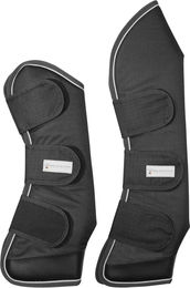 Waldhausen Transportgamaschen Comfort Line Fleece Schwarz Weiß Pony – Bild 1 von 4
