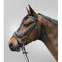 Produktbild von Waldhausen Trensenzaum Diamond Leder Schwarz Pony