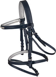 Waldhausen Trensenzaum Lucky Heart aus Kunstleder in Blau MSH – Bild 1 von 6