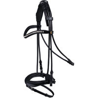 Produktbild von Waldhausen Trensenzaum S-Line Blackburn Schwarz für Warmblut mit Edelstahl