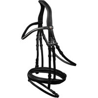 Produktbild von Waldhausen Trensenzaum X-Line Clincher aus Leder Schwarz für Warmblut