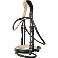 Produktbild von Waldhausen Trensenzaum X-Line Ivory Leder Schwarz Beige für Vollblut