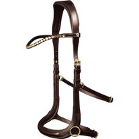 Produktbild von Waldhausen Trensenzaum X-Line Sensation Gebisslos aus Leder Braun für Warmblut