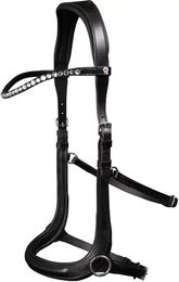 Waldhausen Trensenzaum X-Line Sensation Gebisslos Pony Schwarz – Bild 1 von 4