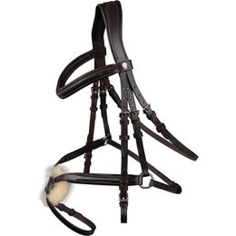 Waldhausen Trensenzaum X-Line Standard Cancún Braun aus Leder für Warmblut – Bild 1 von 2