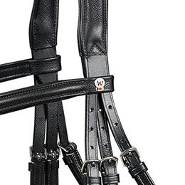 Waldhausen Trensenzaum X-Line Supersoft für Warmblut in Schwarz – Bild 1 von 6