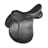 Produktbild von Waldhausen Vielseitigkeitssattel Comfort aus Leder in Schwarz 42 cm