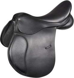 Waldhausen Vielseitigkeitssattel Comfort Pony aus Leder in Schwarz 39cm/15,5 Zoll – Bild 1 von 1