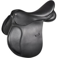 Produktbild von Waldhausen Vielseitigkeitssattel Comfort Pony aus Leder in Schwarz 39cm/15,5 Zoll