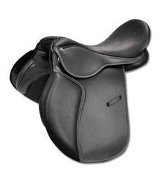 Waldhausen Vielseitigkeitssattel Economic aus Kunstleder Schwarz 17,5 Zoll (44 cm) – Bild 1 von 5