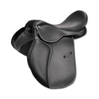 Produktbild von Waldhausen Vielseitigkeitssattel Economic aus Kunstleder Schwarz 17,5 Zoll (44 cm)