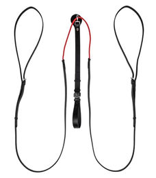 Waldhausen W-trainRein Leder-Dreieckszügel für Pferde in Schwarz – Bild 1 von 4