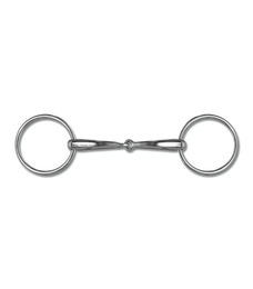 Waldhausen Wassertrense anatomisch aus Edelstahl mit einfach gebrochenem Gebiss – Bild 1 von 6