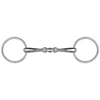 Produktbild von Waldhausen Wassertrense doppelt gebrochen aus Edelstahl 14,5 cm mit 18 mm Gebiss
