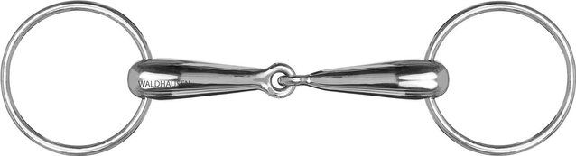 Waldhausen Wassertrense mit einfach gebrochenem 18 mm Hohlgebiss aus Edelstahl in Silber 13,5 cm – Bild 1 von 1