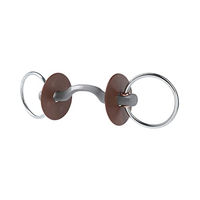 Produktbild von Waldhausen Wassertrense mit KONNEX Zungenbogen dünn in Braun Ring 7,5cm Breite 13,0cm Soft
