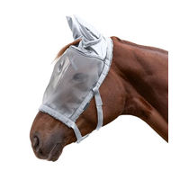 Produktbild von Waldhausen Weidehalfter mit Fliegenmaske für Warmblut in Silbergrau aus Polyester