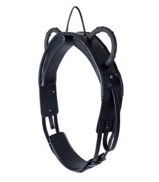 Waldhausen Wembley Voltigiergurt aus Leder in Schwarz für Warmblut – Bild 1 von 2