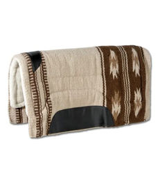 Waldhausen Western Pad Utah Reitpad aus Wolle in Beige/Braun – Bild 1 von 3