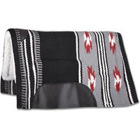 Produktbild von Waldhausen Western Pad Utah Reitpad Grau/Schwarz