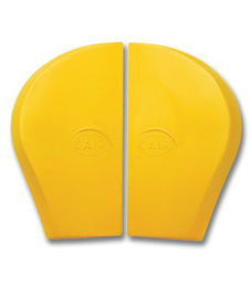 Waldhausen Wintec Easy-Change Riser Hinten keilförmig aus hochdichtem Schaumstoff in Orange und Gelb – Bild 1 von 2