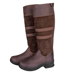 Waldhausen Winter Reitstiefel aus Leder braun wasserdicht Größe 38 – Bild 1 von 3