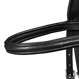 Waldhausen X-Line Gebisslose Trense Supersoft für Ponys in Schwarz mit Edelstahl – Bild 1 von 4