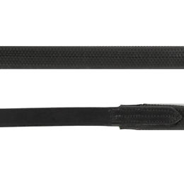 Produktbild von Waldhausen X-Line Gummizügel mit Leder in Schwarz 22 mm