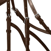 Produktbild von Waldhausen X-Line Hackamore Trensenzaum aus Leder für Warmblut in Braun