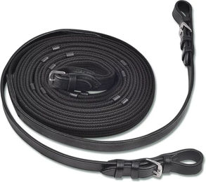 Waldhausen X-Line Langzügel aus Leder in Schwarz - 3 m – Bild 1 von 2