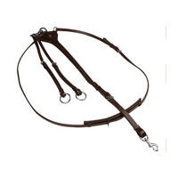 Produktbild von Waldhausen X-Line Martingal Professional Hilfszügel aus Leder für Warmblut in Braun