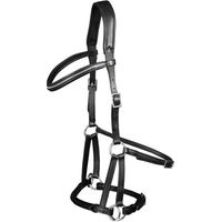 Produktbild von Waldhausen X-Line Nuova Gebissloser Trensenzaum Supersoft für Warmblut Schwarz