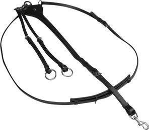Waldhausen X-Line Professional Martingal aus Leder für Vollblut in Schwarz – Bild 1 von 2