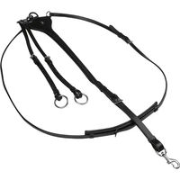 Produktbild von Waldhausen X-Line Professional Martingal aus Leder für Vollblut in Schwarz