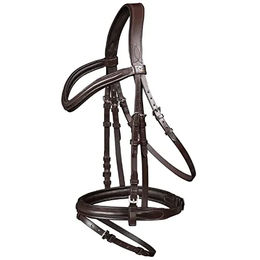 Waldhausen X-Line Reittrense aus Leder für Ponys in Braun – Bild 1 von 6