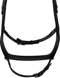 Waldhausen X-Line Relaxation Trensenzaum für Warmblut in Schwarz mit Edelstahl – Bild 1 von 5